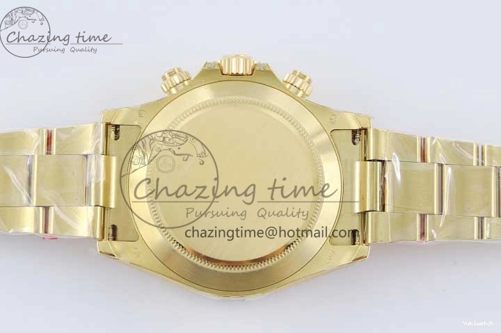 Diamonds YG Edition 1:1 Best Steel YG TWF on YG Dial Daytona A7750 116595RBOW 904L Bracelet Black 0306